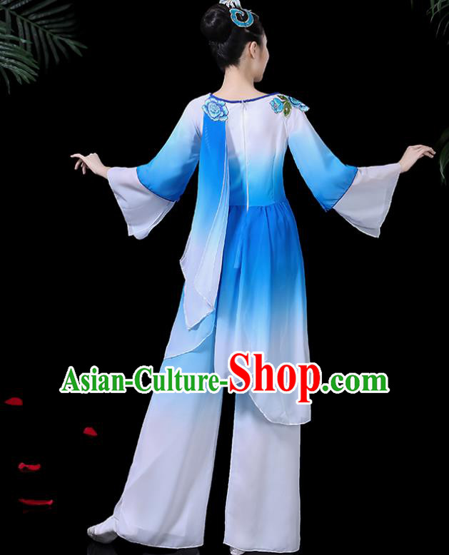 Traditional Chinese Fan Dance Folk Dance Costume Classical Yangko Dance Classical Dance Dress Traditional Chinese Fan Dance Folk Dance Costume Classical Yangko Dance Classical Dance Dress