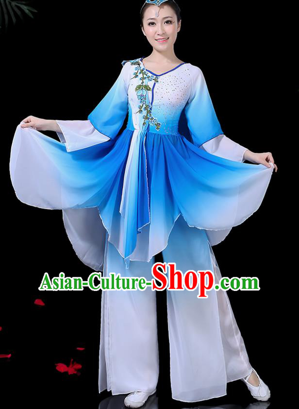 Traditional Chinese Fan Dance Folk Dance Costume Classical Yangko Dance Classical Dance Dress Traditional Chinese Fan Dance Folk Dance Costume Classical Yangko Dance Classical Dance Dress