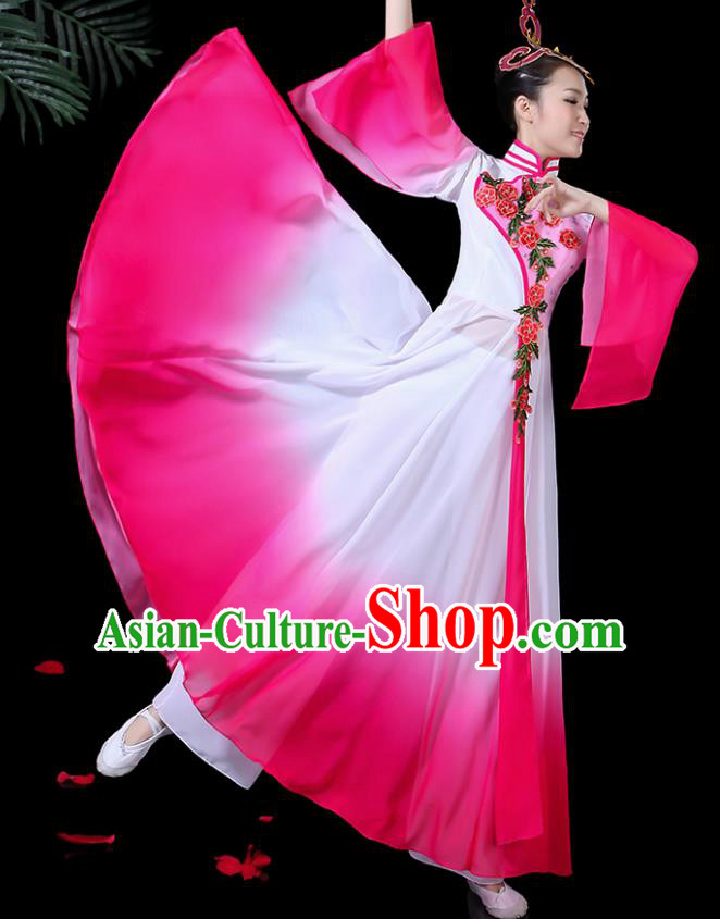 Traditional Chinese Fan Dance Folk Dance Costume Classical Yangko Dance Classical Dance Dress