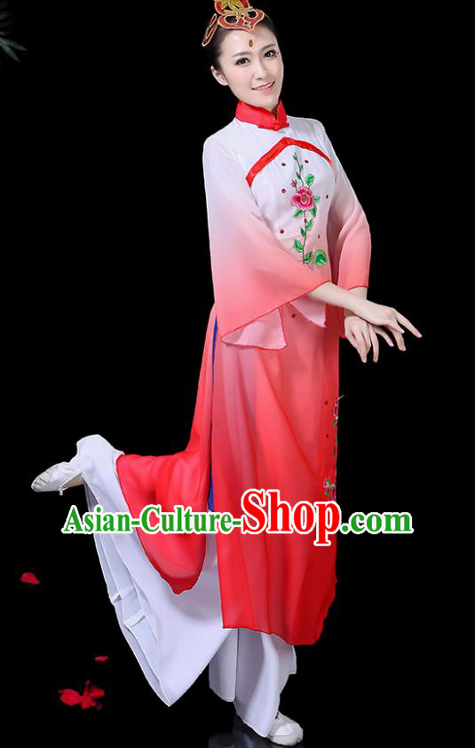 Traditional Chinese Fan Dance Folk Dance Costume Classical Yangko Dance Classical Dance Dress Traditional Chinese Fan Dance Folk Dance Costume Classical Yangko Dance Classical Dance Dress