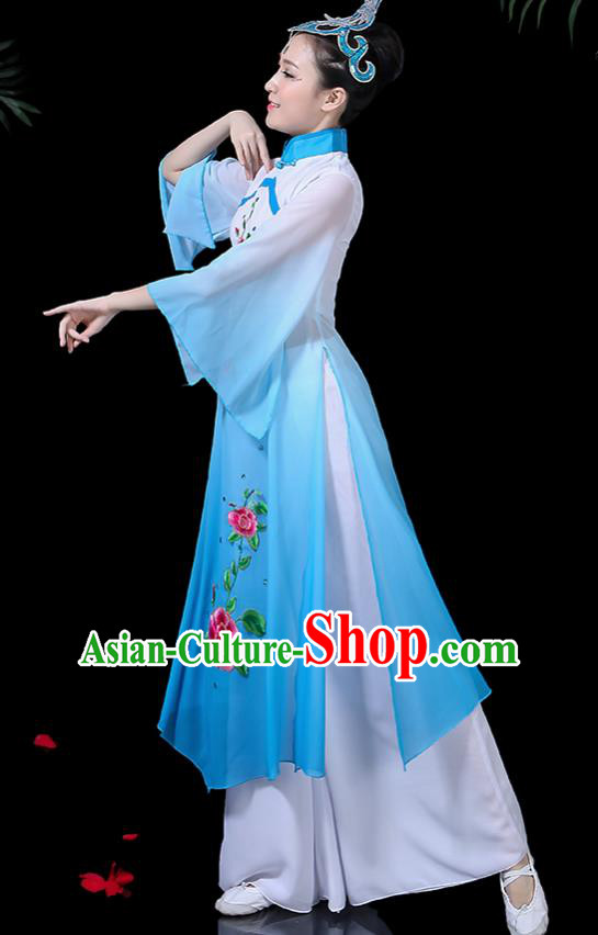 Traditional Chinese Fan Dance Folk Dance Costume Classical Yangko Dance Classical Dance Dress Traditional Chinese Fan Dance Folk Dance Costume Classical Yangko Dance Classical Dance Dress