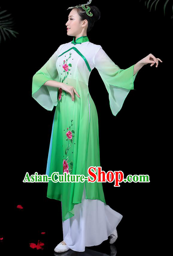 Traditional Chinese Fan Dance Folk Dance Costume Classical Yangko Dance Classical Dance Dress Traditional Chinese Fan Dance Folk Dance Costume Classical Yangko Dance Classical Dance Dress