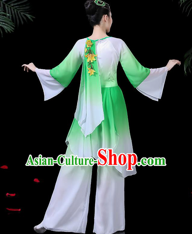 Traditional Chinese Fan Dance Folk Dance Costume Classical Yangko Dance Classical Dance Dress Traditional Chinese Fan Dance Folk Dance Costume Classical Yangko Dance Classical Dance Dress