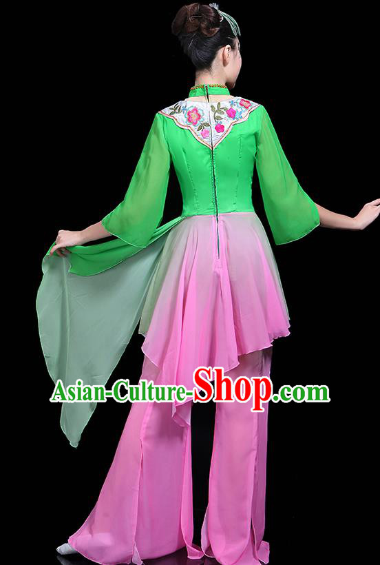 Traditional Chinese Fan Dance Folk Dance Costume Classical Yangko Dance Classical Dance Dress Traditional Chinese Fan Dance Folk Dance Costume Classical Yangko Dance Classical Dance Dress