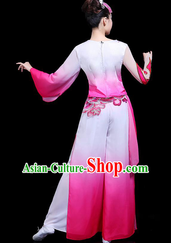 Traditional Chinese Fan Dance Folk Dance Costume Classical Yangko Dance Classical Dance Dress Traditional Chinese Fan Dance Folk Dance Costume Classical Yangko Dance Classical Dance Dress
