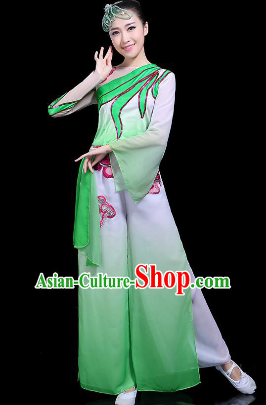 Traditional Chinese Fan Dance Folk Dance Costume Classical Yangko Dance Classical Dance Dress Traditional Chinese Fan Dance Folk Dance Costume Classical Yangko Dance Classical Dance Dress