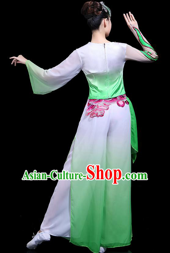 Traditional Chinese Fan Dance Folk Dance Costume Classical Yangko Dance Classical Dance Dress Traditional Chinese Fan Dance Folk Dance Costume Classical Yangko Dance Classical Dance Dress