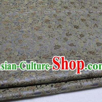 Chinese Traditional Cloth Mongolian Robe Brocade Fabric Tang Suit Silk Material Drapery