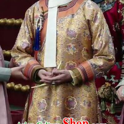 Ruyi Royal Love in the Palace Chinese Ancient Qing Dynasty Manchu Empress Costumes and Headpiece for Rich Women