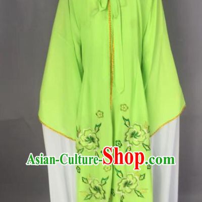 Chinese Traditional Beijing Opera Diva Costume Princess Green Hanfu Dress for Adults