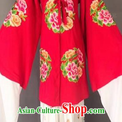 Chinese Traditional Beijing Opera Princess Red Cloak Peking Opera Diva Costumes for Adults
