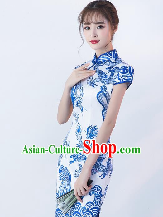 Top Chinese Traditional Qipao Dress Classical Costume Cheongsam for Women Top Chinese Traditional Qipao Dress Classical Costume Cheongsam for Women