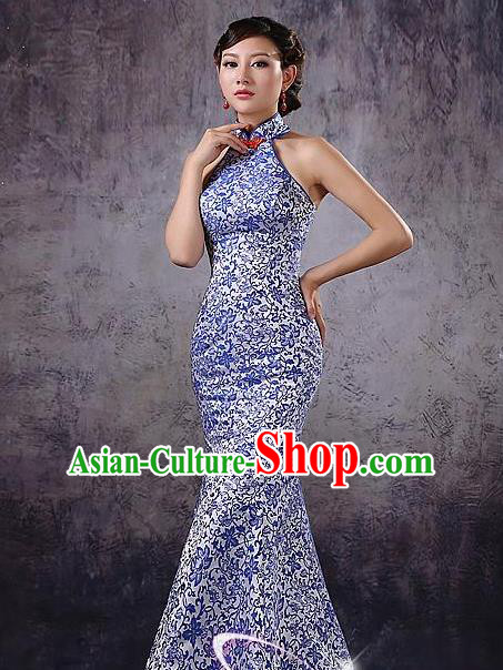 Chinese Traditional Costume Classical Qipao Dress Elegant Cheongsam for Women Chinese Traditional Costume Classical Qipao Dress Elegant Cheongsam for Women