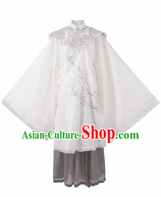 Chinese Ancient Ming Dynasty Imperial Concubine Embroidered Silk Historical Costumes Complete Set Chinese Ancient Ming Dynasty Imperial Concubine Embroidered Silk Historical Costumes Complete Set