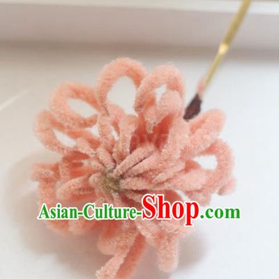 Top Chinese Traditional Hair Accessories Ancient Classical Palace Chrysanthemum Hairpins for Women