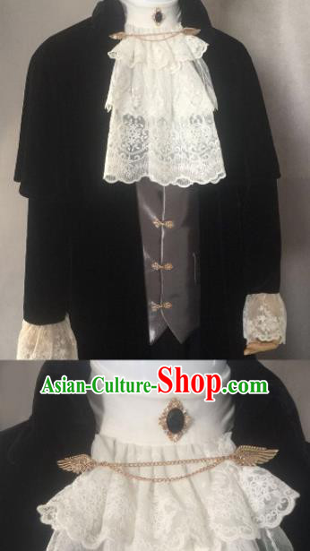 Top Grade Halloween Gothic Costumes Fancy Ball Cosplay Campire Cloak for Women Top Grade Halloween Gothic Costumes Fancy Ball Cosplay Campire Cloak for Women