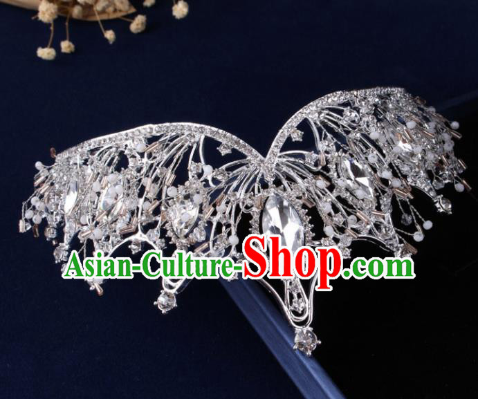 Top Grade Gothic Hair Accessories Catwalks Princess Crystal Royal Crown for Women Top Grade Gothic Hair Accessories Catwalks Princess Crystal Royal Crown for Women