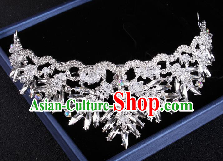 Top Grade Gothic Hair Accessories Catwalks Princess Crystal Royal Crown for Women Top Grade Gothic Hair Accessories Catwalks Princess Crystal Royal Crown for Women