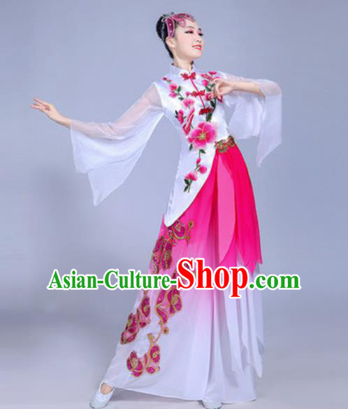 Traditional Chinese Classical Dance Costume Folk Dance Pink Dress for Women Traditional Chinese Classical Dance Costume Folk Dance Pink Dress for Women