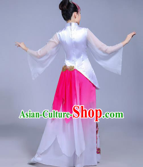 Traditional Chinese Classical Dance Costume Folk Dance Pink Dress for Women Traditional Chinese Classical Dance Costume Folk Dance Pink Dress for Women