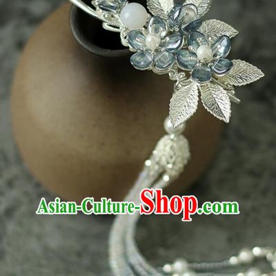 Handmade Chinese Traditional Tassel Hairpins Traditional Classical Hanfu Hair Accessories for Women