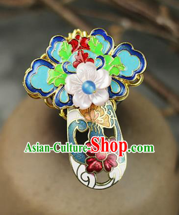 Chinese Traditional Cloisonne Brooch Traditional Classical Hanfu Jewelry Accessories for Women Chinese Traditional Cloisonne Brooch Traditional Classical Hanfu Jewelry Accessories for Women