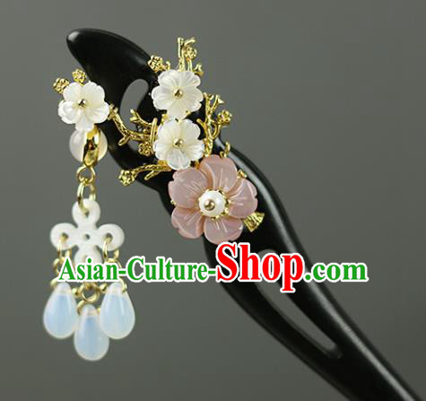 Handmade Chinese Traditional Ebony Hairpins Traditional Classical Hanfu Hair Accessories for Women Handmade Chinese Traditional Ebony Hairpins Traditional Classical Hanfu Hair Accessories for Women