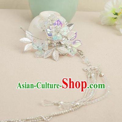 Chinese Ancient Traditional Hanfu Tassel Hair Stick Handmade Classical Hair Accessories for Women
