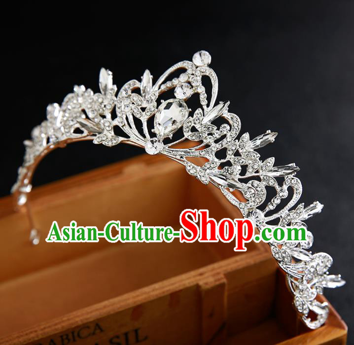 Handmade Top Grade Hair Accessories Baroque Crystal Royal Crown for Women Handmade Top Grade Hair Accessories Baroque Crystal Royal Crown for Women