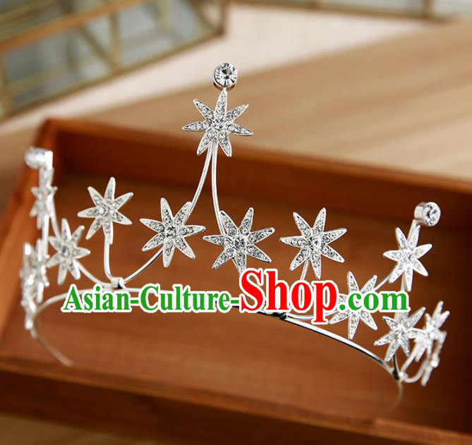 Handmade Top Grade Bride Hair Accessories Baroque Crystal Royal Crown for Women Handmade Top Grade Bride Hair Accessories Baroque Crystal Royal Crown for Women