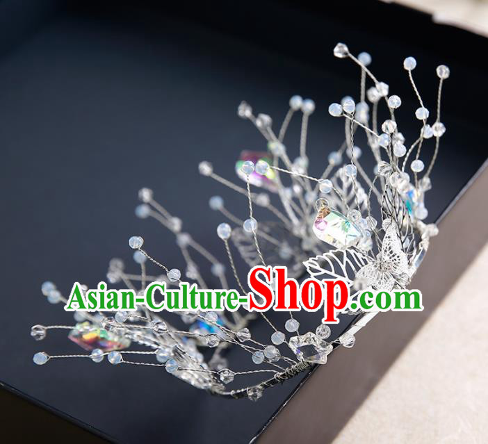 Handmade Top Grade Bride Hair Accessories Baroque Round Royal Crown for Women Handmade Top Grade Bride Hair Accessories Baroque Round Royal Crown for Women