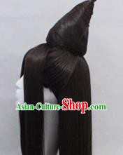 Chinese Ancient Cosplay Princess Wigs Traditional Chignon Handmade Wig Sheath Chinese Ancient Cosplay Princess Wigs Traditional Chignon Handmade Wig Sheath