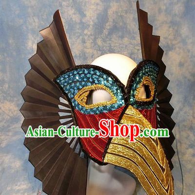 Halloween Cosplay Mask Brazilian Carnival Parade Headwear Masks for Women