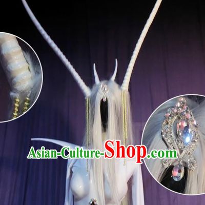 Halloween Cosplay Drakan Hair Accessories Brazilian Carnival Parade Headwear for Women