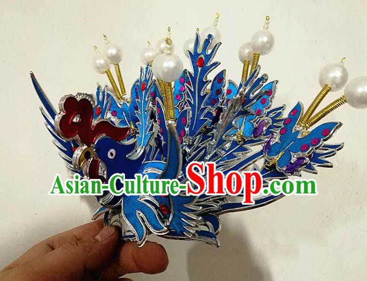 Chinese Traditional Peking Opera Phoenix Hairpins Beijing Opera Diva Headwear for Women Chinese Traditional Peking Opera Phoenix Hairpins Beijing Opera Diva Headwear for Women