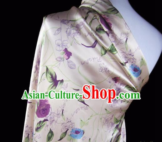 Asian Chinese Traditional Pattern Design Pink Brocade Fabric Silk Fabric Chinese Material Asian Chinese Traditional Pattern Design Pink Brocade Fabric Silk Fabric Chinese Material