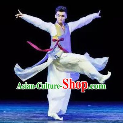 Chinese Traditional Classical Dance Costumes Drama Performance Hanfu Clothing for Men