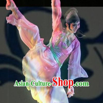 Chinese Traditional Folk Dance Group Dance Stage Performance Costumes Peking Opera Dress for Women