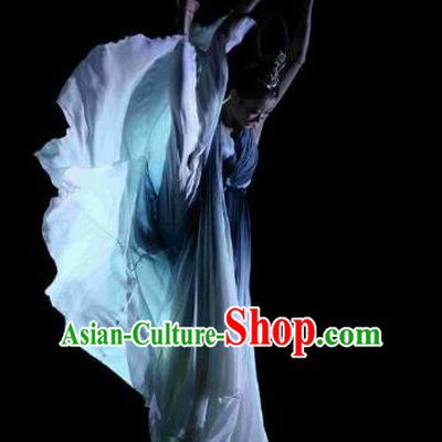 Chinese Traditional Classical Dance Costumes Group Dance Stage Performance Clothing for Women