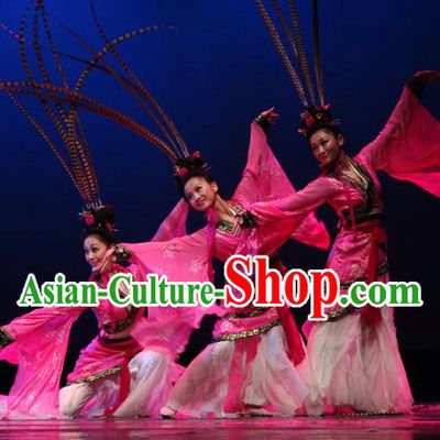 Chinese Traditional Classical Dance Costumes Stage Performance Hanfu Dress for Women