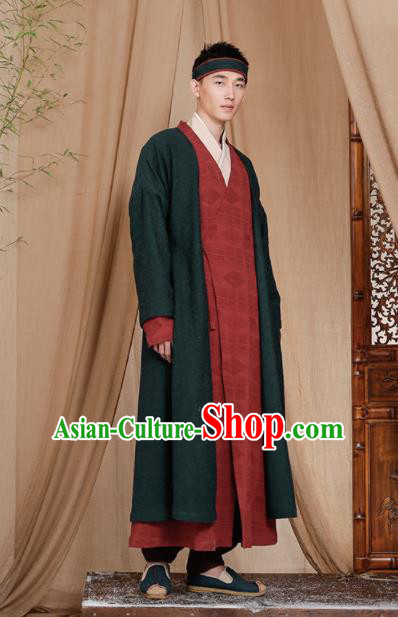 Chinese Traditional Tang Suit Costumes National Coat Overcoat for Men Chinese Traditional Tang Suit Costumes National Coat Overcoat for Men