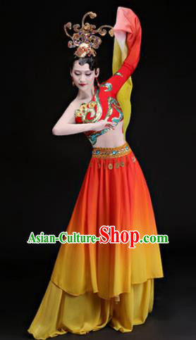 Chinese Traditional Classical Dance Costumes Umbrella Dance Dress for Women Chinese Traditional Classical Dance Costumes Umbrella Dance Dress for Women