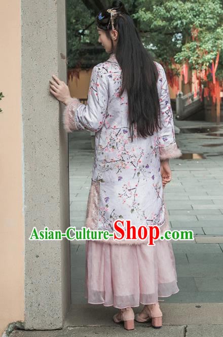 Chinese Traditional Costumes National Coat Tang Suit Overcoat for Women Chinese Traditional Costumes National Coat Tang Suit Overcoat for Women