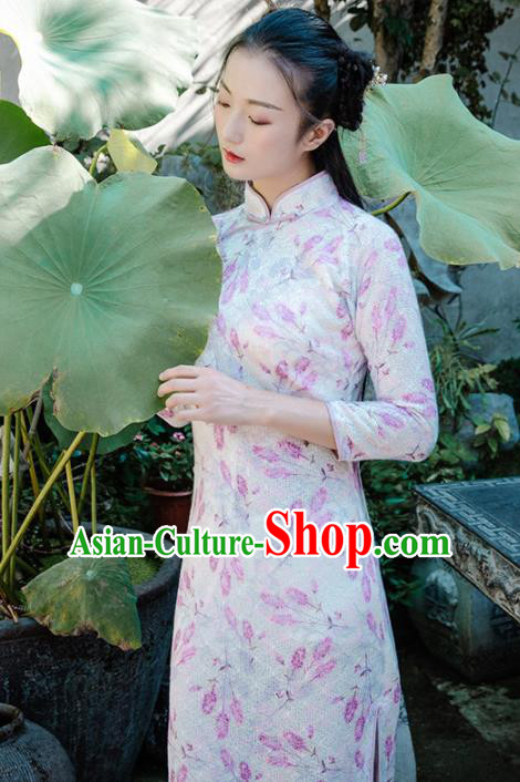 Chinese Traditional Costumes National Qipao Dress Classical Cheongsam for Women Chinese Traditional Costumes National Qipao Dress Classical Cheongsam for Women