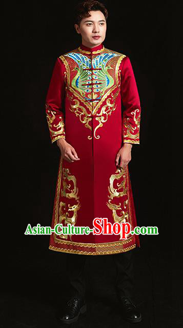 Chinese Traditional Wedding Clothing Ancient Bridegroom Embroidered Costumes for Men Chinese Traditional Wedding Clothing Ancient Bridegroom Embroidered Costumes for Men