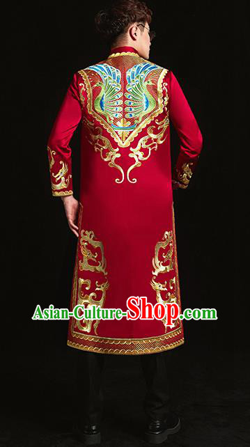 Chinese Traditional Wedding Clothing Ancient Bridegroom Embroidered Costumes for Men Chinese Traditional Wedding Clothing Ancient Bridegroom Embroidered Costumes for Men