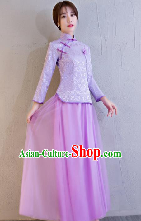 Chinese Traditional Bride Purple Xiuhe Suits Ancient Handmade Wedding Costumes for Women Chinese Traditional Bride Purple Xiuhe Suits Ancient Handmade Wedding Costumes for Women