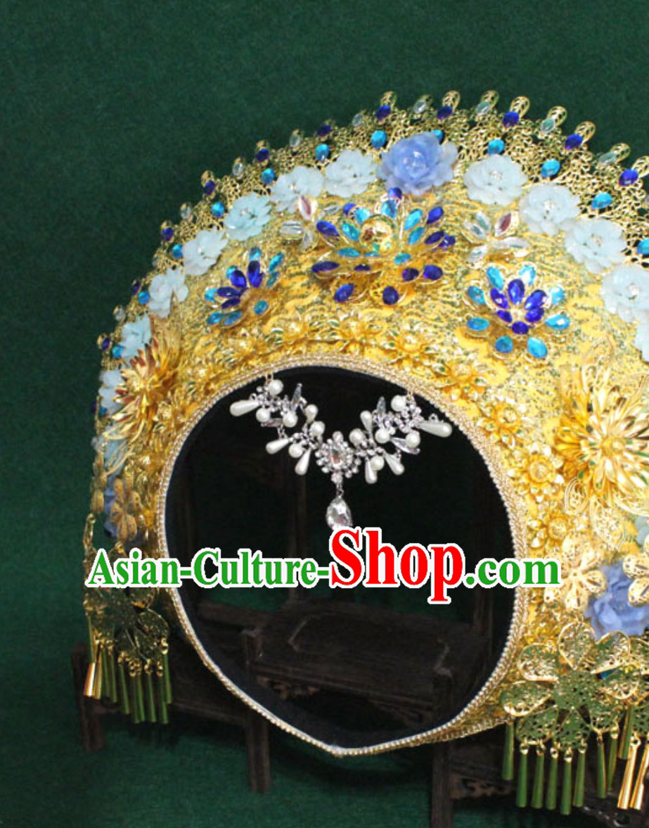 Top Traditional Thailand Empress Hair Jewelry Princess Crown Hat Top Traditional Thailand Empress Hair Jewelry Princess Crown Hat