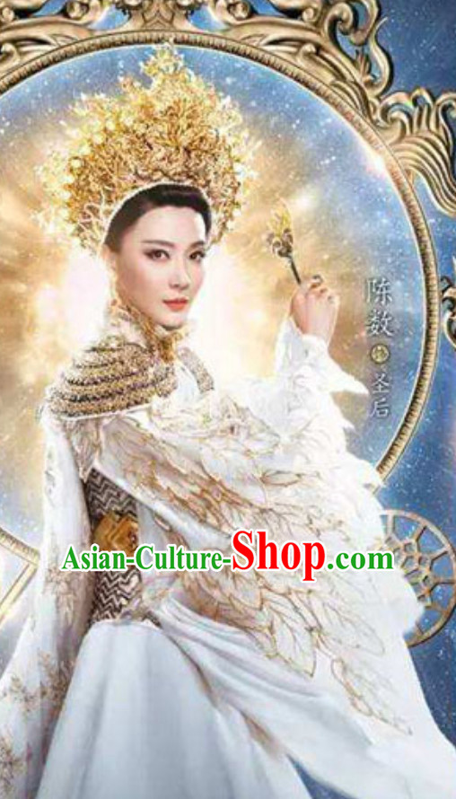 Top Traditional Thailand Empress Hair Jewelry Princess Crown Hat