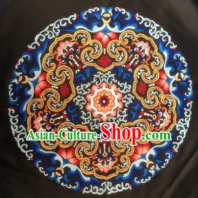 Asian Chinese Traditional Embroidered Silk Patches Handmade Embroidery Craft